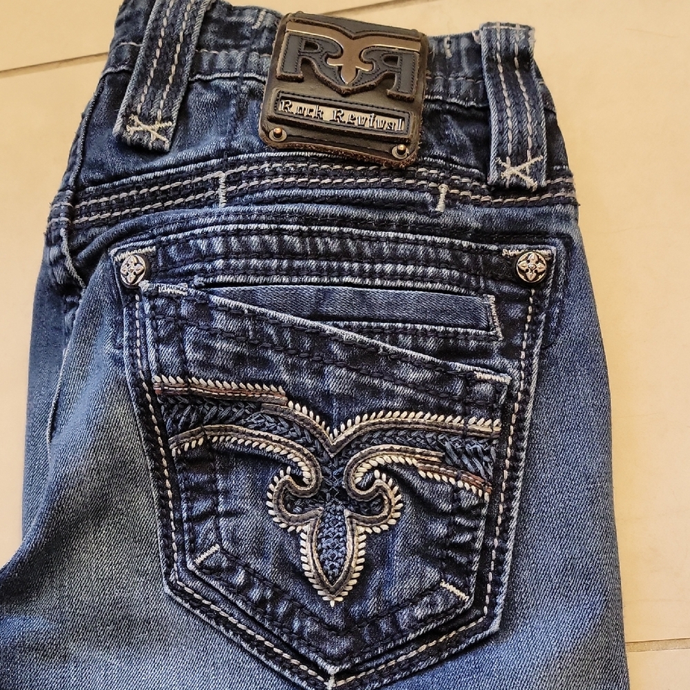 Rock Revival Dark Blue Boot Cut Jeans